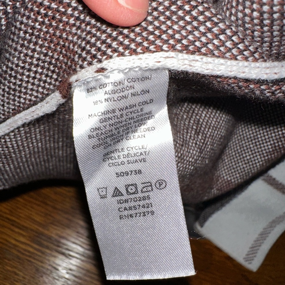 NWT!!. Ann Taylor Brown and White Textured Jacket - Picture 3 of 5
